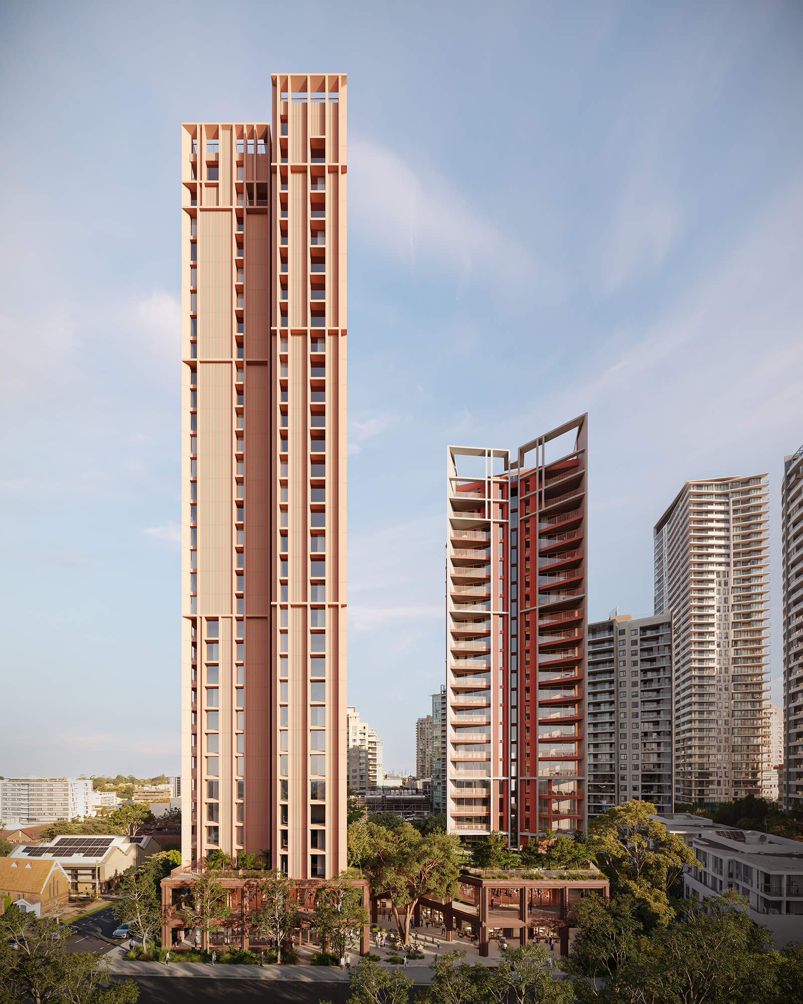The Angophora. Architecture by Carter Williamson Architects, Landscape by Land and Form Studios
