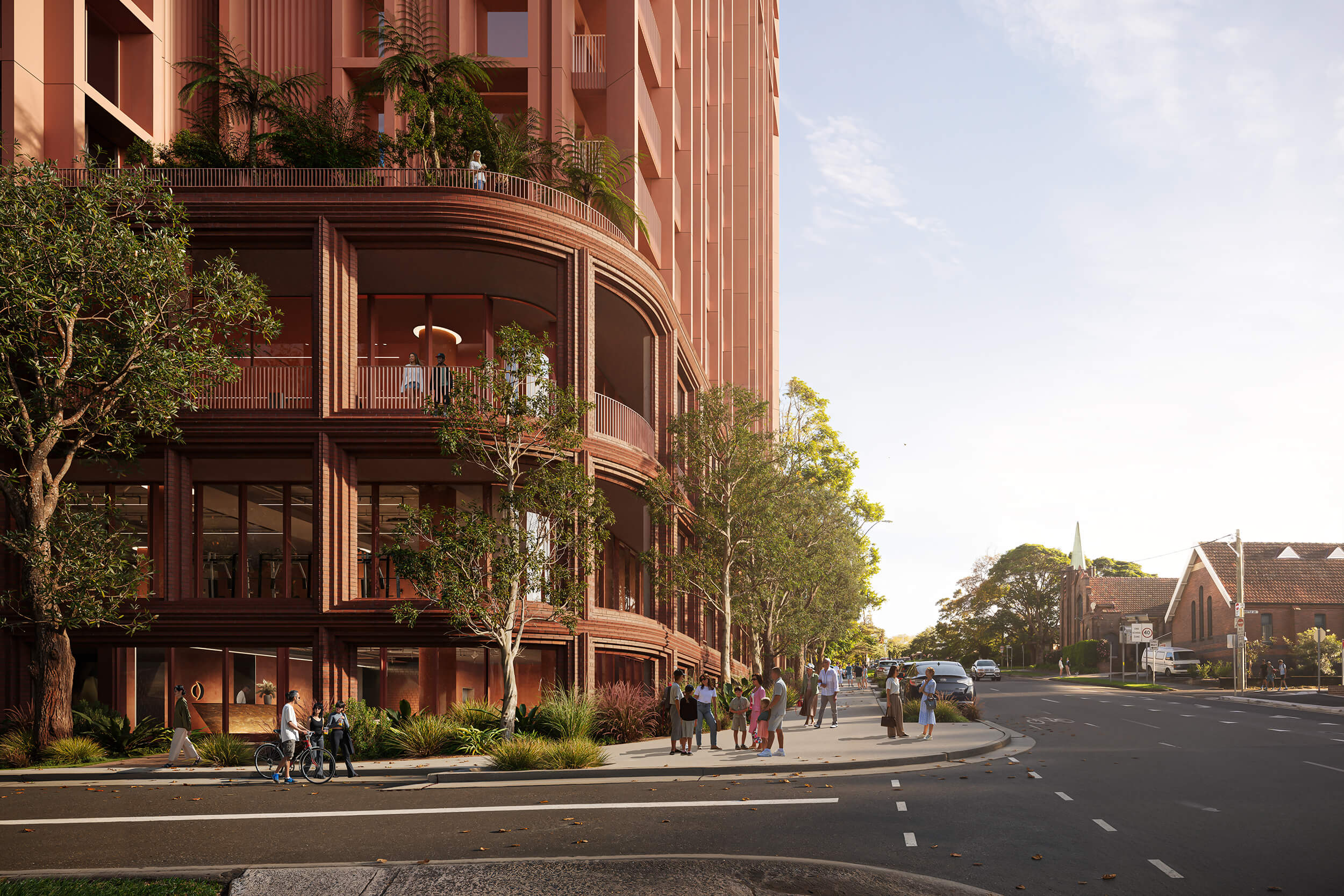 The Angophora. Architecture by Carter Williamson Architects, Landscape by Land and Form Studios