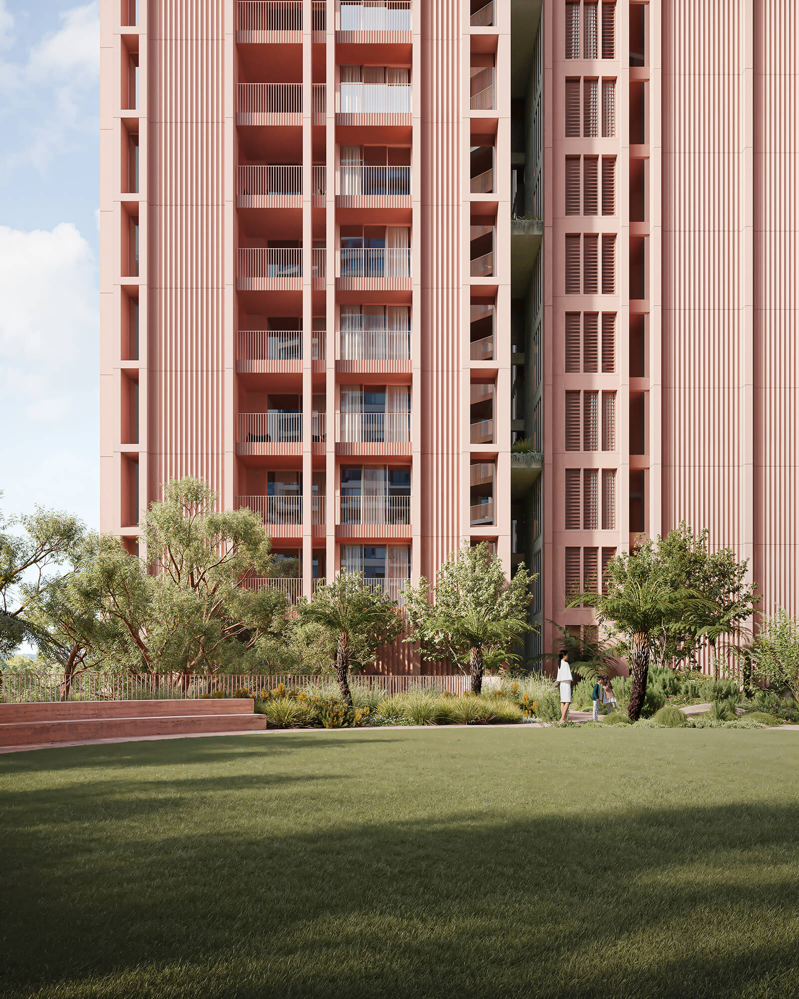 The Angophora. Architecture by Carter Williamson Architects, Landscape by Land and Form Studios