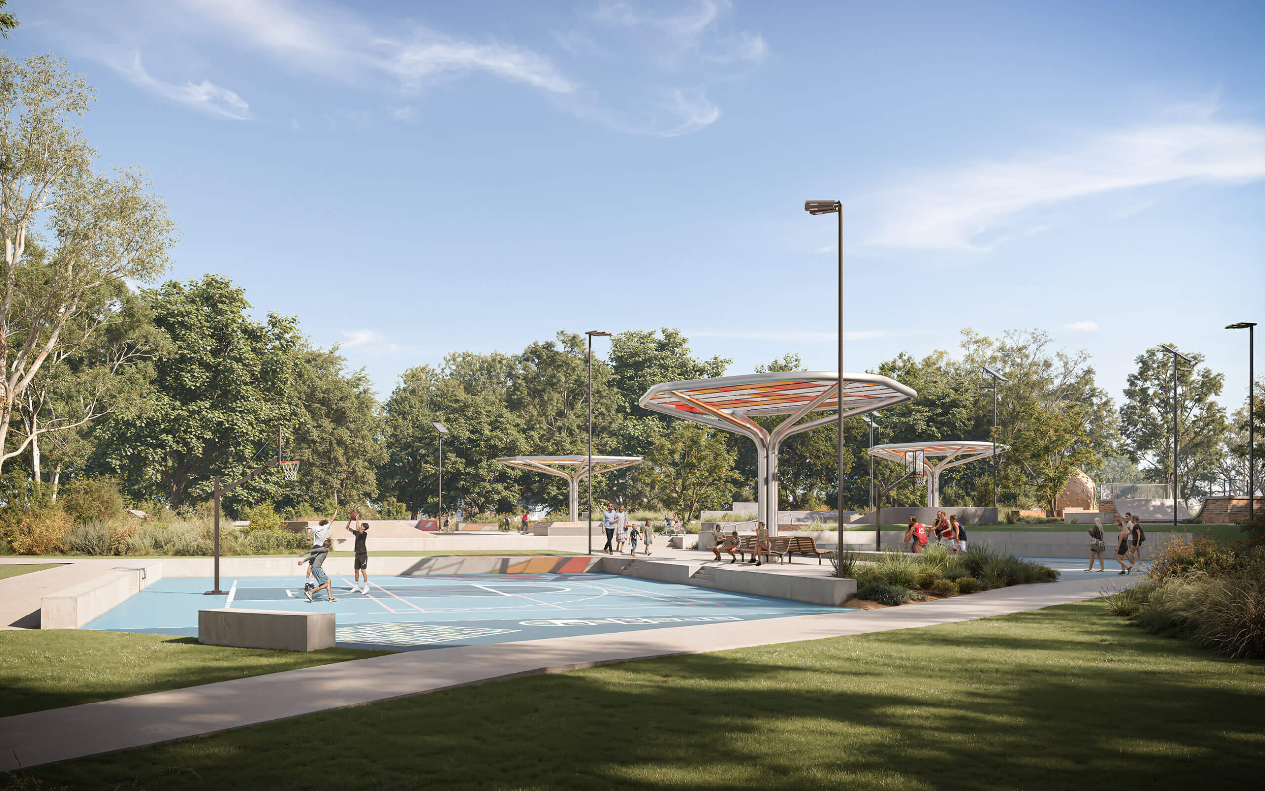 Inner Sydney Park Revitalization. Designed by MOGAMMA for Sydney Council