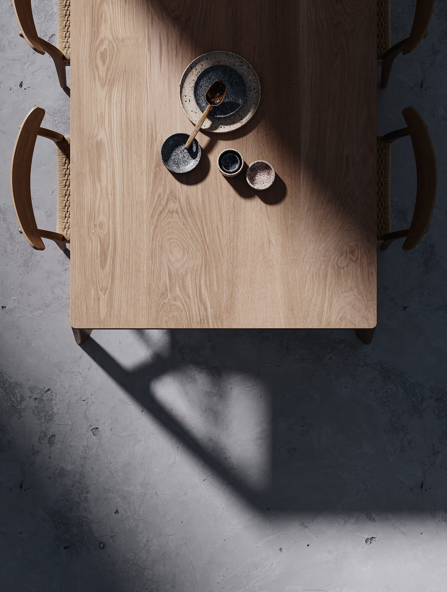 Wishbone Table. Designed by Campus&Co