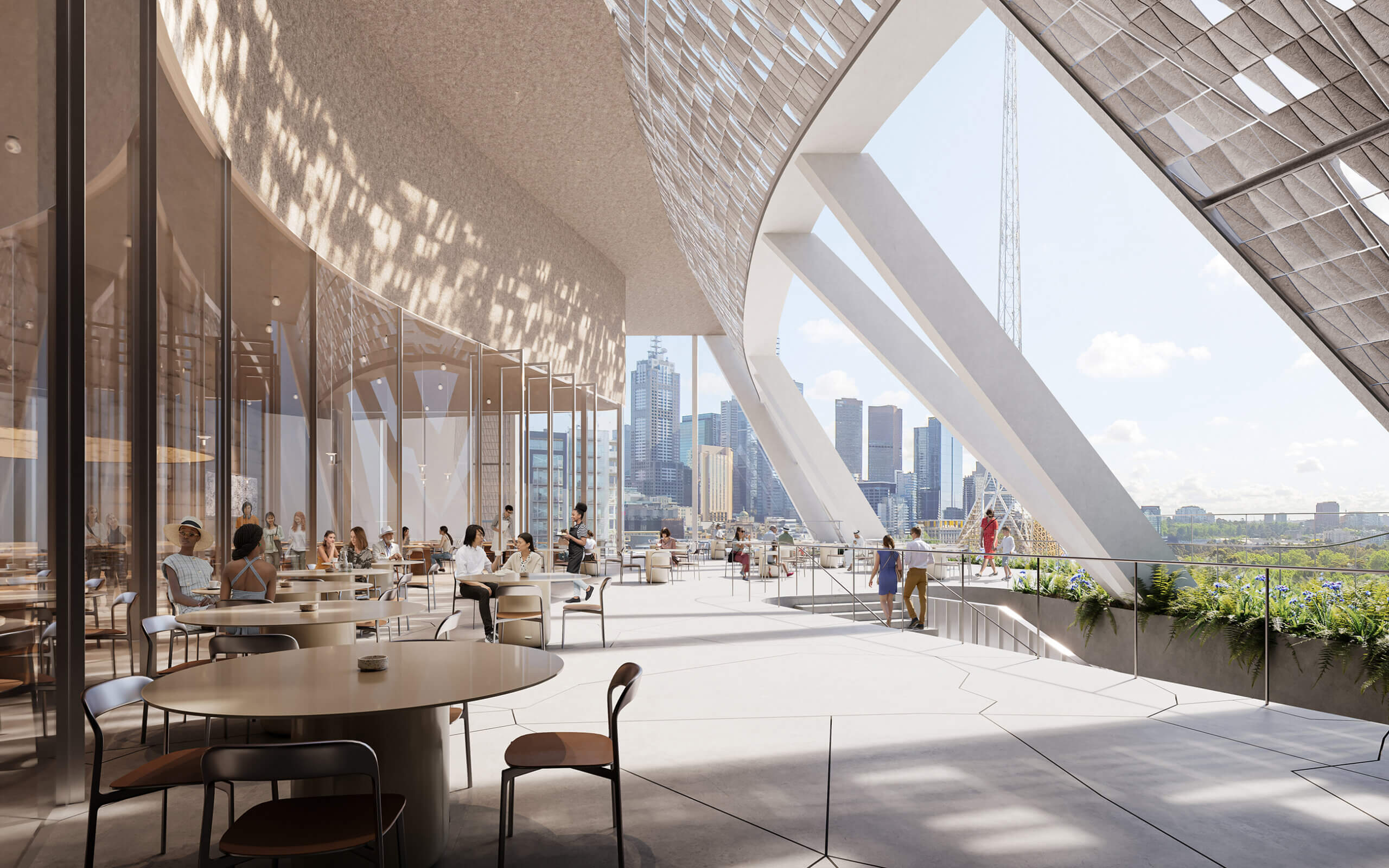 NGV Contemporary, FIELD Submission. Architecture and Interior Design by Architectus, Edition Office, Durbach Block Jaggers, Openwork