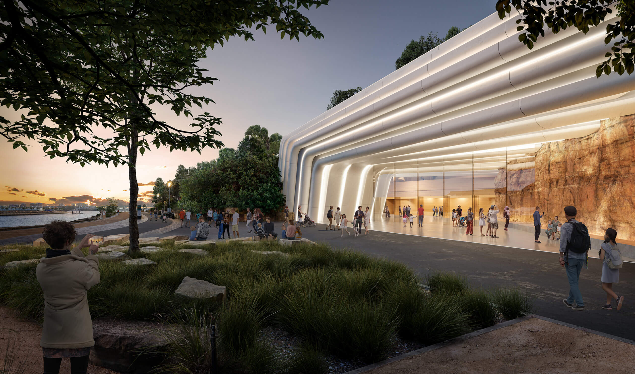 The Cutaway at Barangaroo. Architecture by FJC Studio