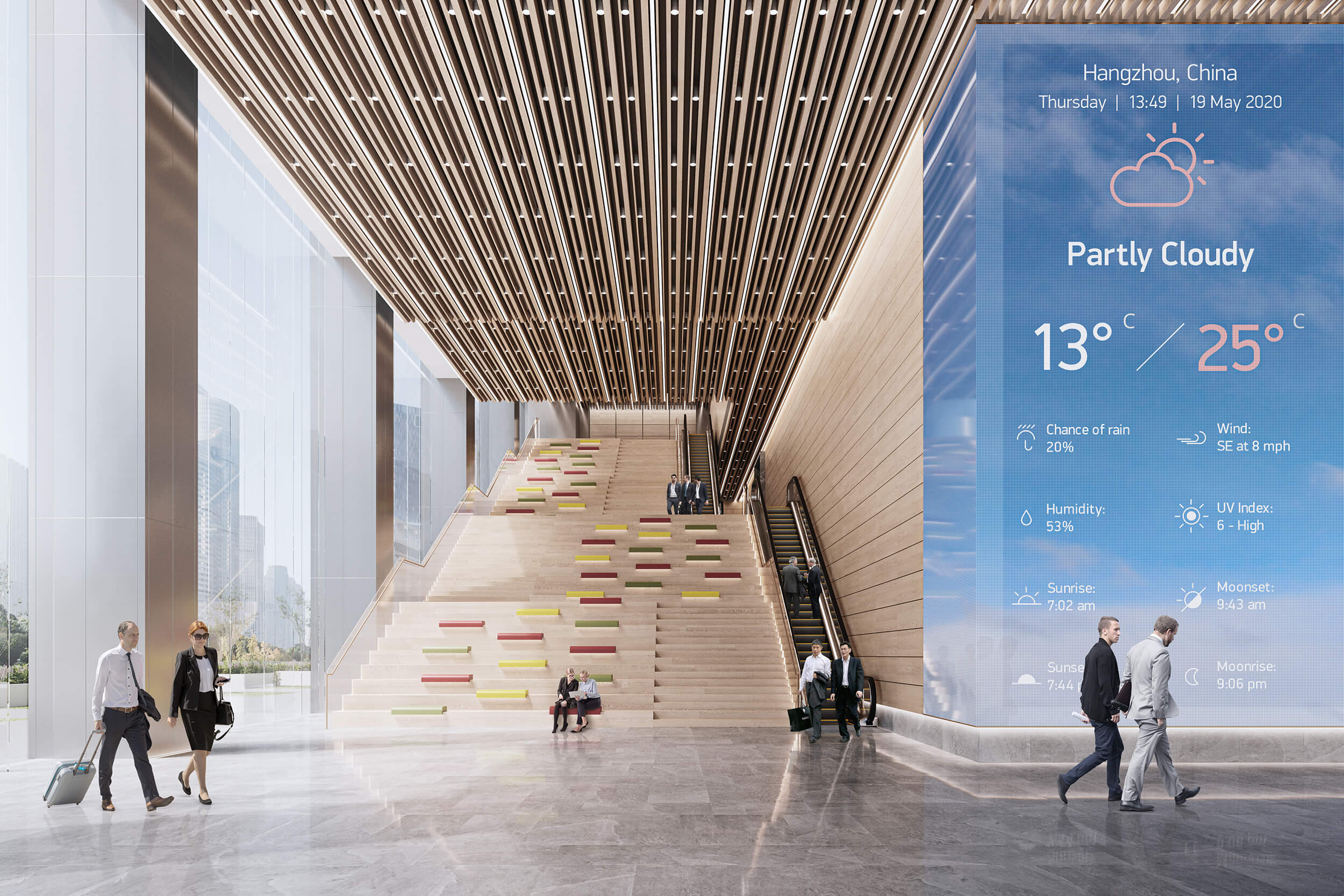 T9 EFCP — Main Lobby. Interiors by Futurespace