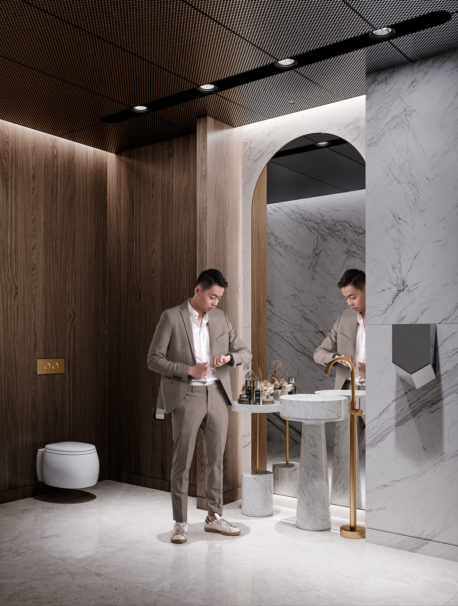 T9 EFCP — VIP Bathroom. Interiors by Futurespace