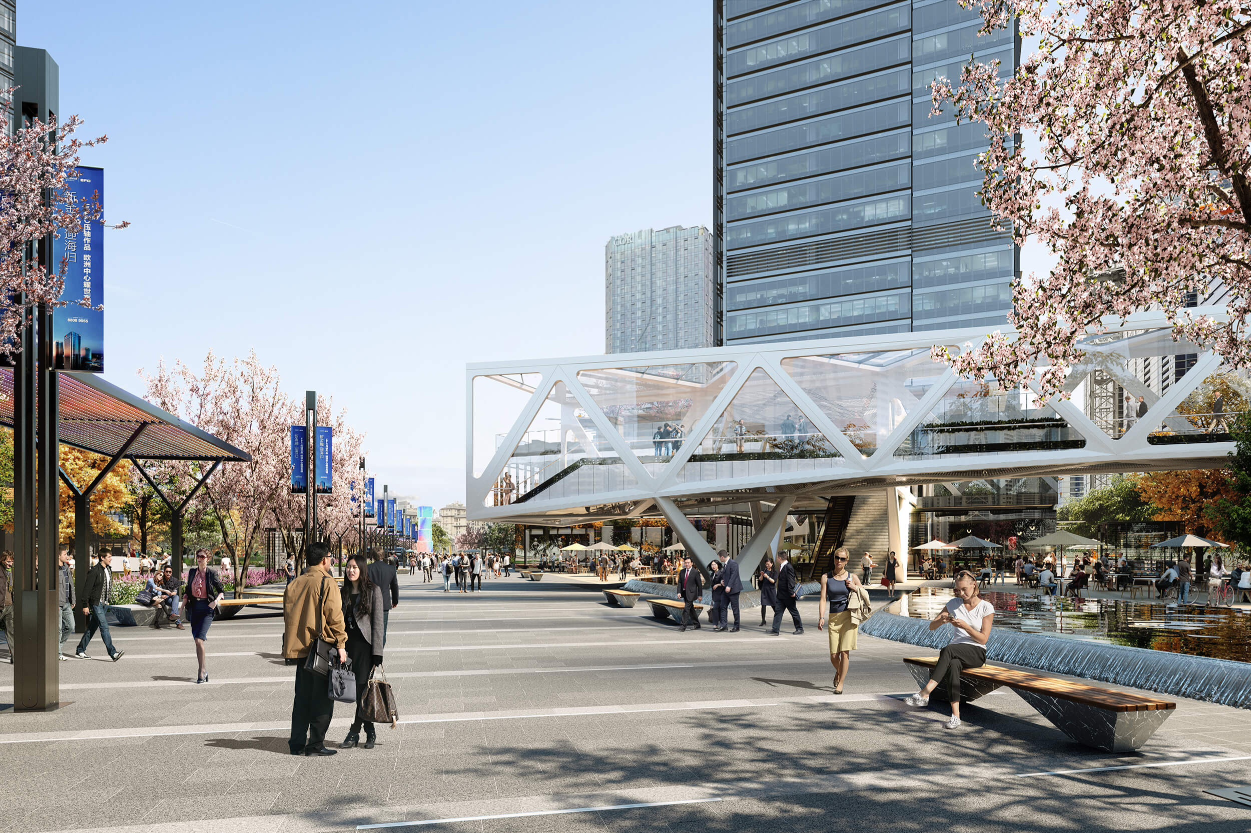 T9 EFCP — Plaza. Architecture by NBBJ