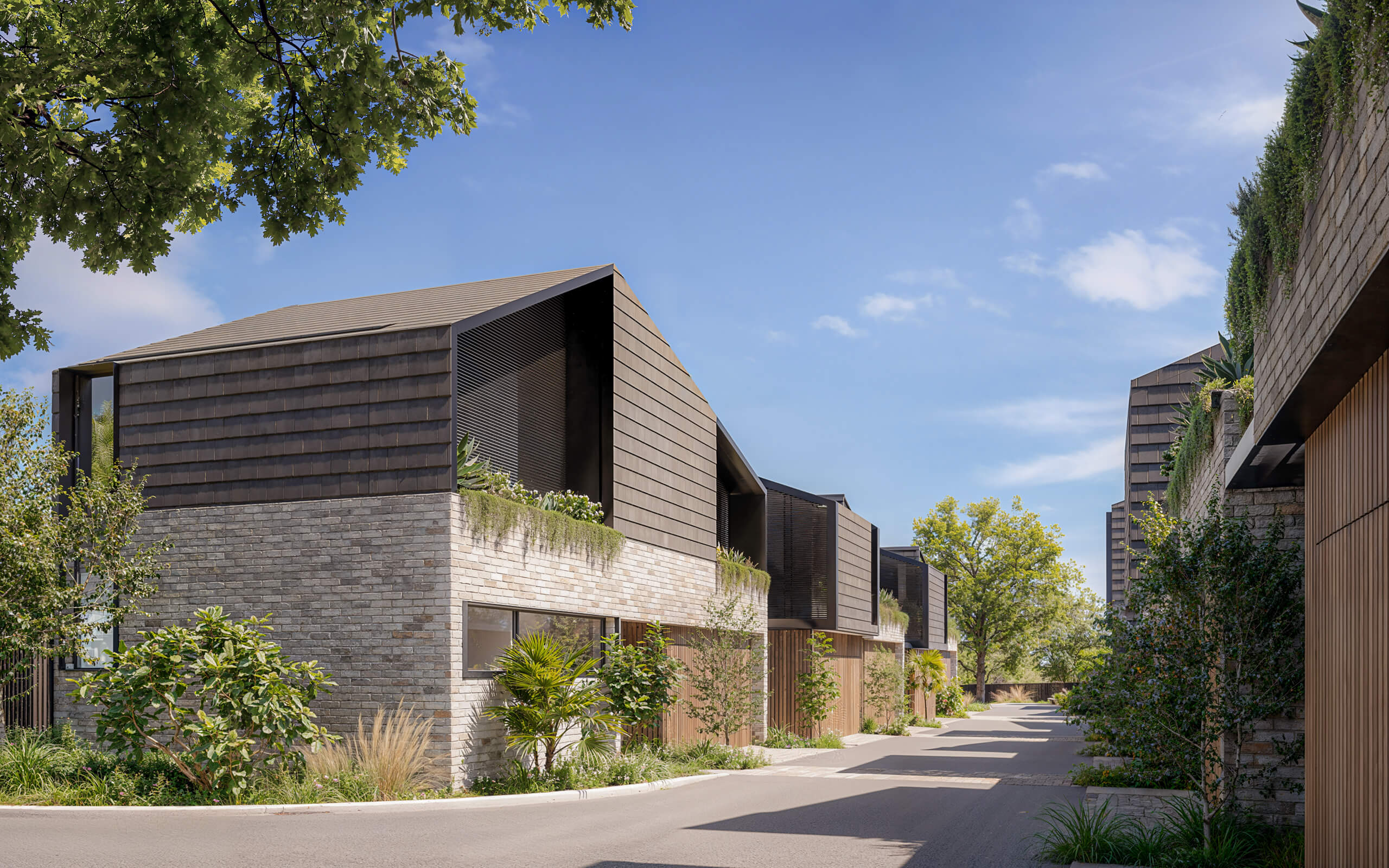 Cooloongatta Road. Architecture by Genton, Landscaping by Ben Scott, Developed by Burbank Urban