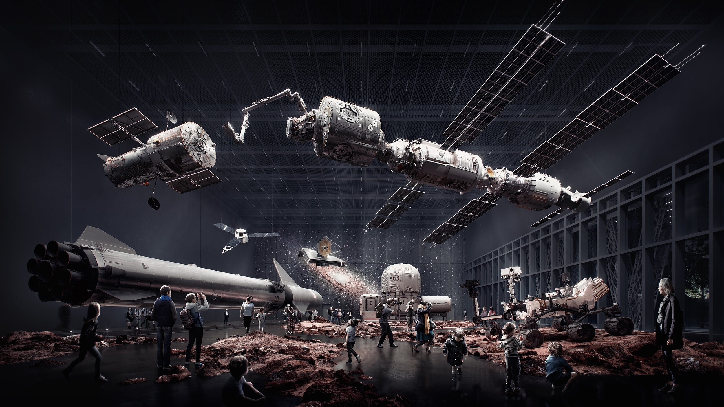 PS1 — Space Exploration. Architecture By Moreau Kusunoki &amp; Genton Architects