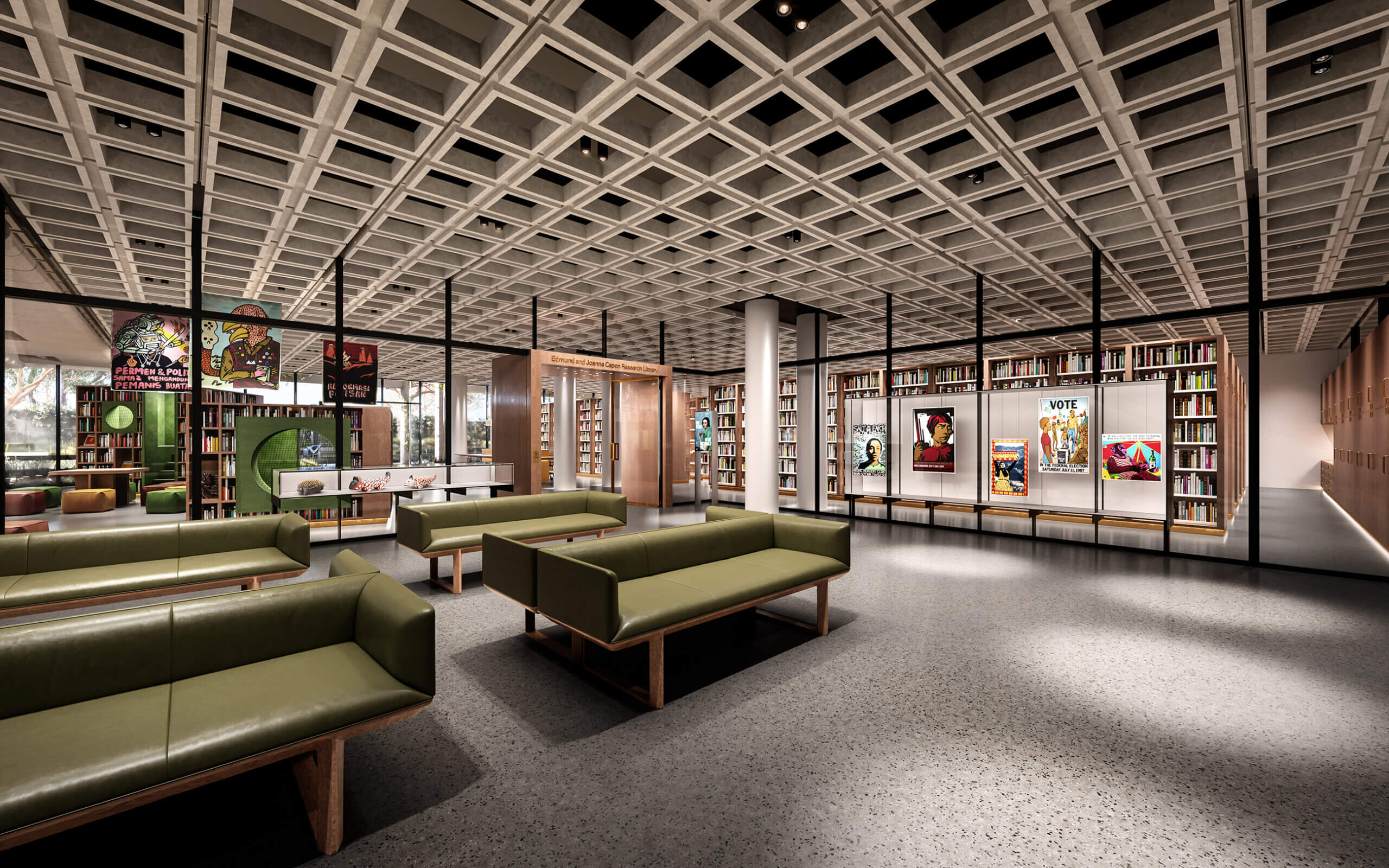 Art Gallery of NSW. Architecture by TZG Architects, Interior Design by  TZG Architects, Landscaping by Sue Barnsley Design